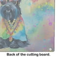 thumbnail image 3 of Scottish Terrier Hippie Dawg Glass Cutting Board Large 12 in x 15 in, 3 of 5