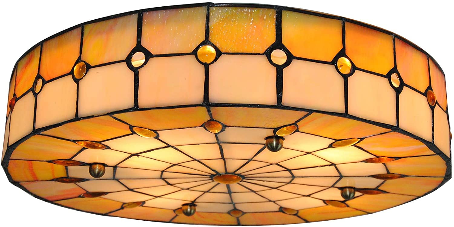 stained glass lighting ceiling