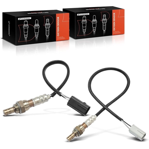 A-Premium O2 Oxygen Sensor Compatible with Nissan Altima 2007-2010 I4 2.5L Downstream and Center 2-PC Set