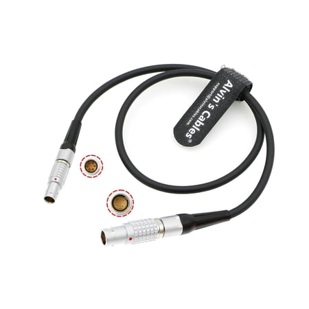 Alvin's Cables Control Cable for DJI Ronin Tethered Control Handle to RS2 RS3 RS4 Pro Expansion Base Kit, 6 Pin to 6 Pin Remote Control Cable 50CM/20in