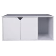thumbnail image 1 of Progressive Furniture I601-40 Finn Cat Litter Box Enclosure, White, 1 of 1