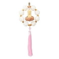 thumbnail image 3 of Nishiyuenyi Car Mirror Pendant Generic Buddha Delicate Car Interior Decoration for Pink Tassel, 3 of 9