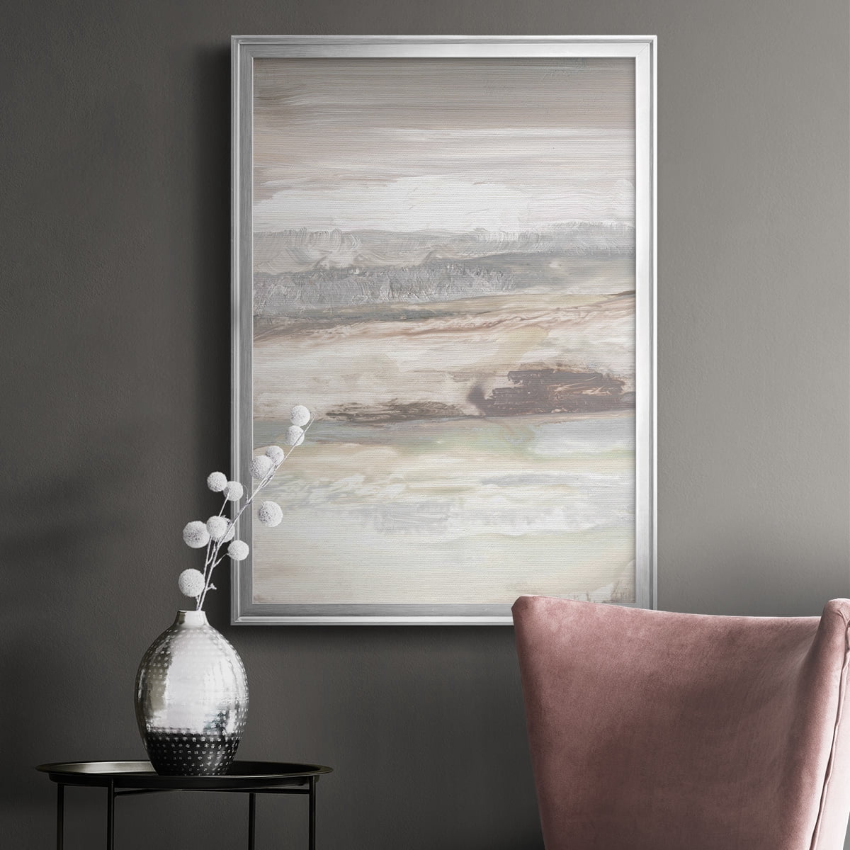 Neautral September Sky Premium Framed Print - Ready to Hang