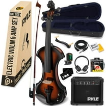 Pyle Full Size Electric Violin and Amplifier Kit