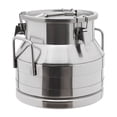 thumbnail image 2 of Stainless Steel Milk Can with Faucet 3 Gallon Milk Canister Transport Storage Canister Can Milk Bucket Heavy Duty Wine Pail Liquid Storage Silicone Seal, 2 of 12