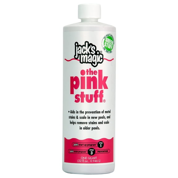 Jack's Magic Pink Stuff 1 Quart Metal Solution for Swimming Pools