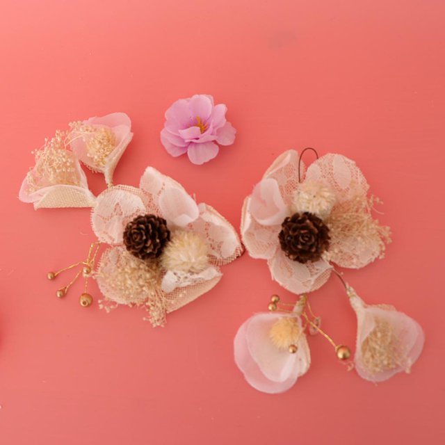 2pcs Florales Tocados De Flores Headwear Accesorios Para El Cabello perfecl tocados de flores para niñas