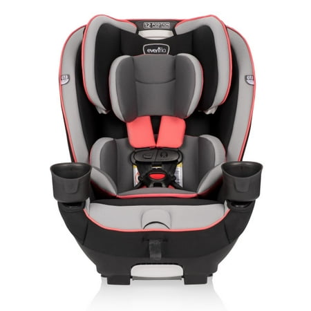 Evenflo EveryKid 4-in-1 Convertible Car Seat (Maya Coral)