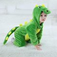 thumbnail image 1 of Ca Disfraz de dinosaurio para niños pequeños Disfraz de animal mono con capucha lindo para niños Halloween, 1 of 4