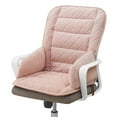 thumbnail image 2 of Office Chair Cushion One-Piece Thick Seat Cushion Padded with Backrest for Butt and Back Support, Pink, 2 of 8