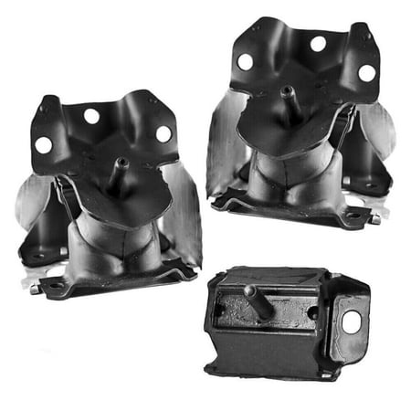 4M Auto Parts Front Left Front Right Engine Mounts & Rear Transmission Mount 3PCS Set. Parts 3231 3231 2811. A5581 A5581 A2811