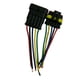 thumbnail image 3 of Conector a prueba de agua HID, Enchufes del conector de alambre de luz HID, Zócalo del arnés de cableado, Zócalos de terminales de carcasa de nylon, Conector de cable eléctrico de empalme, 3 of 6
