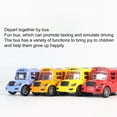 thumbnail image 6 of HEVIRGO School Bus Toy, Simulated Fall-resistant Inertial School Bus Vehicle Learning Toy for Kids, 6 of 7