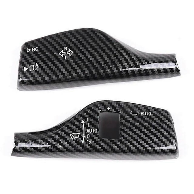 Car Wiper Switch Cover For -BMW 3 5 7 Series G20 G30 G11 G12 Sedan Turn Signal Wiper Lever Cover Decor Sticker Trim