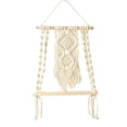 thumbnail image 2 of GROWTH TANK Bohemian Macrame Tapestry Wall Hanging Shelf Floating Shelves Craft Knitted Rope E, 2 of 9