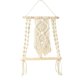 thumbnail image 2 of Estante colgante de pared estilo boho macramé, estantes flotantes, organizador de algodón para manualidades Estilo E, 2 of 9
