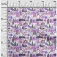 thumbnail image 2 of oneOone Cotton Poplin Purple Fabric Travel Sewing Material Print Fabric By The Yard 42 Inch Wide, 2 of 4