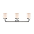 thumbnail image 5 of Innovations Lighting  Bell 3 Light 30" Bath Vanity Light Polished Chrome/Matte White, 5 of 5
