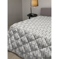 thumbnail image 2 of Oriental Down Alternative Comforter, Victorian Style Swirls and Curves, Microfiber Quilt for All Season, 5 Sizes, Seafoam Dark Purple, by Ambesonne, 2 of 3