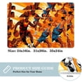 thumbnail image 2 of Basketball Polyester Non-Slip Chair Mat Rug Outdoor Carpet Door Mat Machine Washable, 2 of 6