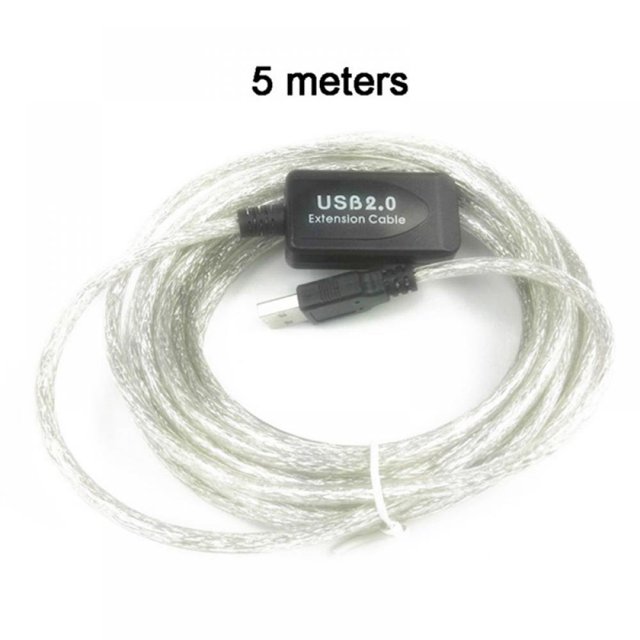 USB 2.0 Active Extension Cable USB Active Repeater Extension Cord with Signal Amplifier Built-in Double Signal Booster Chipsets