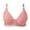 Pink, variant on JGTDBPO Front Closure Bras For Women No Underwire Plus Size Full Coverage Bras Front Snap Bras Post Surgery Front Closure Brassiere Sports Bra Zip Wireless Minimizer Bra
