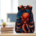 thumbnail image 5 of Lightweight Backpack Octopus School Bag Travel Laptop Daypack for Men Women Casual Rucksack, 5 of 6