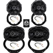 KICKER Front and Rear Door 6.5 & 6x9 Speakers Kit for Ford F-150 2015-2024