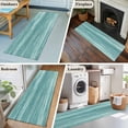 thumbnail image 6 of Duck Green 2'x6' Runner Rug, Vintage Modern Abstract Art Ombre Washable Non-Slip Area Rugs for Hallway Kitchen Floor Bedroom Entryway, StainResistant Laundry Carpet Decoration Indoor Mat, 6 of 9