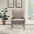 thumbnail image 3 of OSP Home Furnishings Abbott Chair in Dolphin Fabric with Brushed Grey Base K/D, 3 of 8