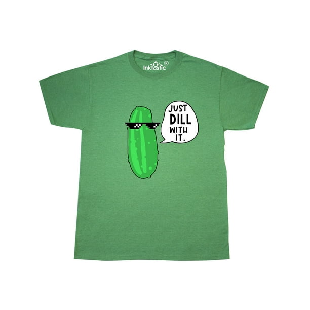 INKtastic Just Dill with It Chill Dill Pickle in Sunglasses TShirt