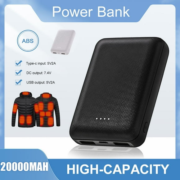 20000mAh Power Bank Battery Backup Heated Vest Thermal Jacket Gloves Charging