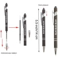 thumbnail image 4 of 12 Pieces Inspirational Ballpoint Pens With Stylus Tip, Office Quotes Touch Stylus Pen Encouraging Scriptures, Black Ink H-10PCS, 4 of 6