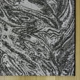 thumbnail image 4 of Paseo 5' x 7' Black and Gray Abstract Outdoor Rug, 4 of 5
