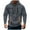 Gray, variant on USNSM Men's Workwear Sports Fitness Multi-Pocket Zipper Long Sleeve Hooded Fall Casual Sweatshirt Coat Jacket Green M