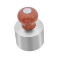 thumbnail image 3 of Prensa de Mano para Cuero, Prensador de Pesas, Herramienta Ergonómica Portátil con Rodillo, Mango de Madera, Herramienta Profesional para Bricolaje, P, 3 of 9