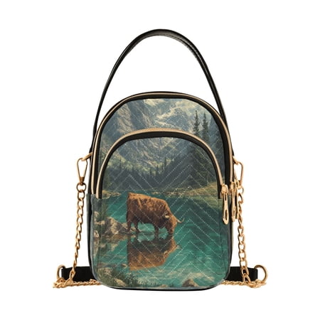 Leather Handbag Crossbody Bag Yak and Nature