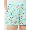 thumbnail image 4 of Joyspun Women's Woven Print Boxer Sleep Shorts, Sizes S to 3X, 4 of 5