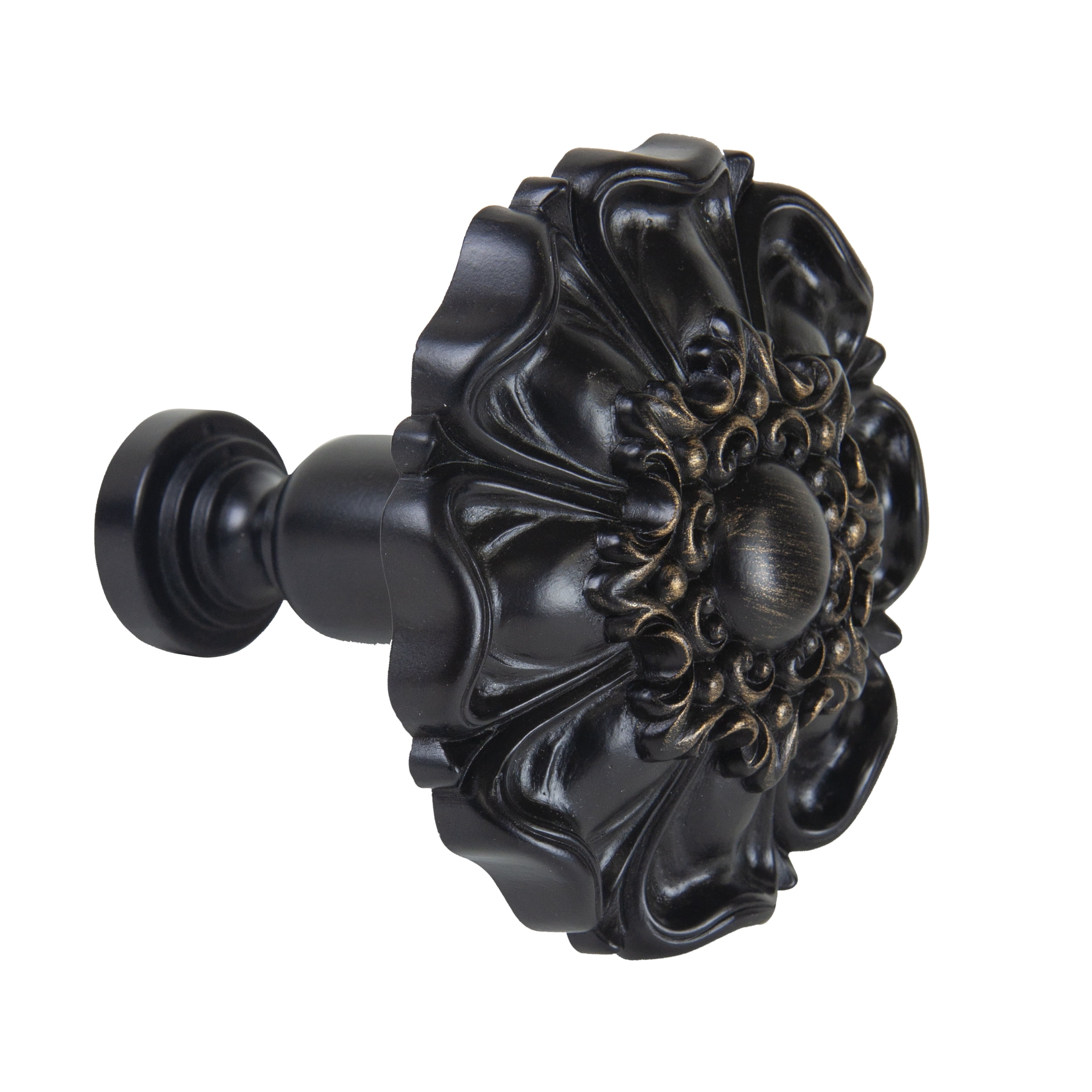 Ximena Curtain Tie Back (pair) Finial 102 in Black