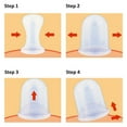thumbnail image 2 of 4PCS Cupping Therapy Set Professional Facial & Body Massage Cup Silicone Cupping, 2 of 7