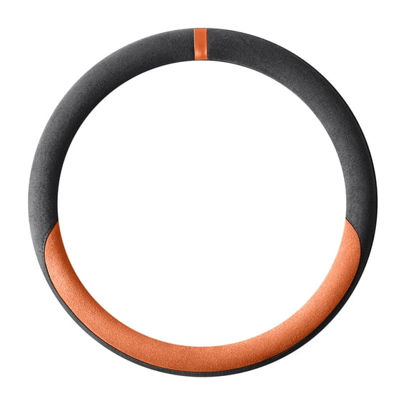DAMAI Universal Car Steering Wheel Cover With Leather Sweatproof Protective Wrap Lining Elastic Design Excellent Grip Breathable Car Accessory, Breathable Anti-Slip Sweat-Proof Design