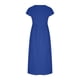 thumbnail image 4 of ICHUANYI Clearance Women's Loose Dress Cotton Linen Round Neck Pocketless Short Sleeve Dress Long Dress(Blue, M) ICHUANYI WER2023080813770, 4 of 6