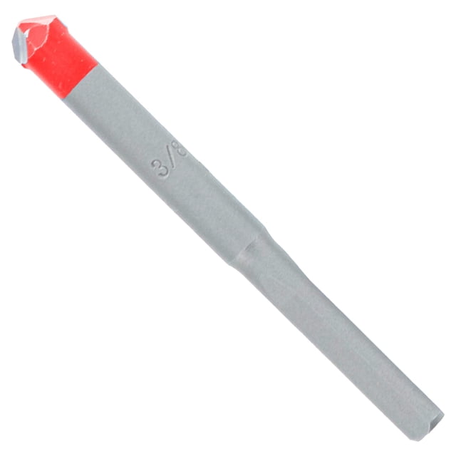 Broca Diablo para baldosas de carburo de 3/8 pulgadas, 9,5 cm, 3 vástagos planos