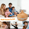 thumbnail image 6 of Essential Oil Diffuser,500ml Large Aroma Diffuser with Remote Control 4 Timer Settings 7 Colors LED Light,for Home Office Oyga Use, 6 of 7