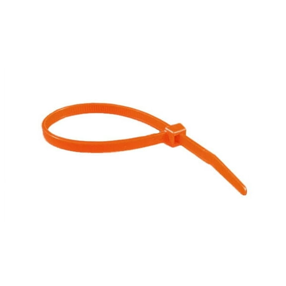 11" 50lb Orange Cable Ties 100/bag Part # C11-50-Orange