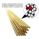 thumbnail image 3 of Cable Irfora 20 unids Latón Alambre de Soldadura Electrodo 1.6mm * 250mm Varilla de Soldadura No Necesita Polvo de Soldadura Irfora Cable, 3 of 5