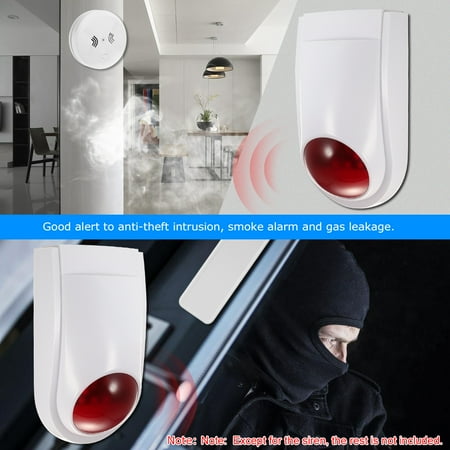 Wireless Sound Strobe Siren Alarm Host Flash Light Outdoor Wireless Sound Strobe Siren Alarm Host