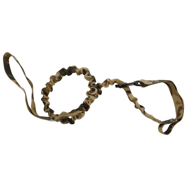 Correa para perros de nylon de doble mango Unique Bargains, color café camuflaje, longitud 110-160 cm, diámetro 0.98 pulgadas