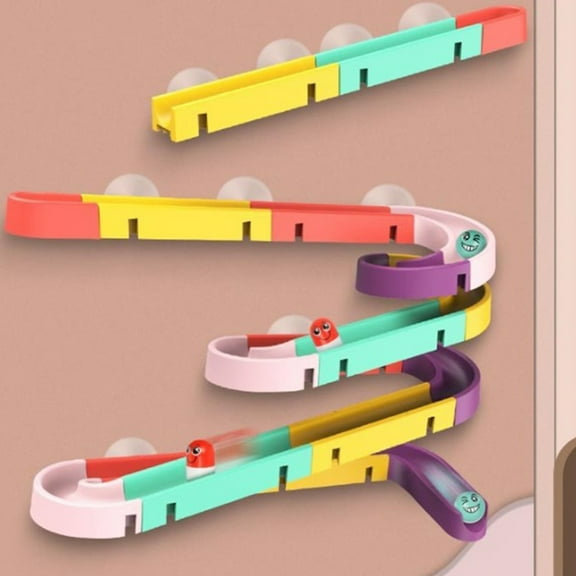 Raindrops 1 Set Rolling Ball Track Toy Track Building Toy Kids DIY Educational Toy