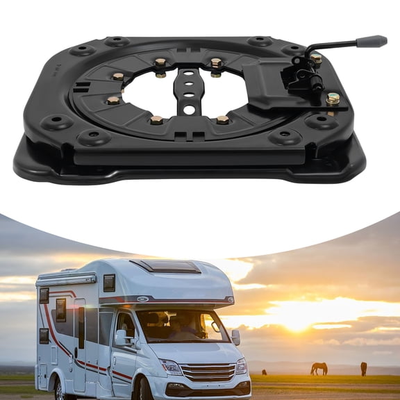 360° Rotatable Seat Swivel Base Steel Plate Swivel Seat Base for Main Driver Passenger Rear Individual Seats